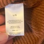 Vince Camuto NWT Sweater Large Sierra Brown/orange Turtleneck Oversized Soft Photo 3