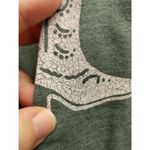 Wrangler Women's Size XL Green Cowboy Boots Short Sleeve Country Graphic T-Shirt Photo 3