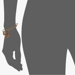 ALEX AND ANI new ꥟ Mini Script Initial "G" Wire Bangle Bracelet ꥟ Rafaelian Gold Photo 1