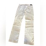 JEN7 Women's Slim Bootcut White Jeans‎ Size 14 Mid Rise Denim inseam 34 Photo 5