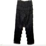 Lavish Lice Lavish Alice NWT Black Tiered Fringe Pants XS Photo 7