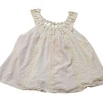 Miss Me Tank Top Women Small Lace Crochet Lined A-Line Top Fairycore Cottagecore Photo 5