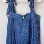 Cleobella  Blue India Lotus Midi Dress Size: L Photo 4