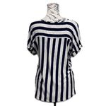 Anthropologie Naif Striped Top Women’s M Blue White Nautical Coastal Boho Beach Size M Photo 4
