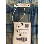 ZARA  Blue Metallic Dress Size Small S New NWT Long Sleeve RARE HTF GORGEOUS Photo 8