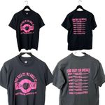 1990s Roadkill Cafe Single Stitch Tee M Funny Menu Graphic Black USA Unisex Fit Size M Photo 1