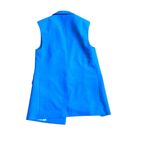 Topshop  Double Breasted Vest Bright Blue Size 6 Professional Business Casual Photo 7