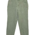 Ralph Lauren Jeans Straight High Waist Stretch Womens 8 Normcore Casual Preppy Green Photo 0
