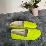 Toms Tom’s Neon Yellow Slip-On Shoes NWOT Photo 4