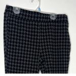 Romeo + Juliet Couture Cropped Leggings Textured Houndstooth Pants Size M Photo 1