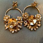 Costume Statement Earrings Gold Photo 0