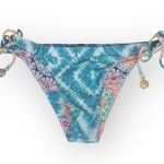 Luli Fama ᨎ Caribbean Kisses Banded Side Tie Bikini Bottoms ᨎ Reversible ᨎ XL Photo 12