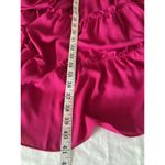 1. State Womens Dress Size Large Strapless Midi Ruby Spice Tiered Smocked Waist Photo 9