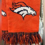 Forever Collectibles Denver Broncos NFL Navy & Orange Reversible Knit Scarf Blue Photo 4