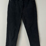 Old Navy 6 Hi-Rise O.G. Straight Jeans in Black Wash Photo 0