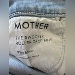 MOTHER Denim The Swooner Roller
Crop Fray Wide Leg Jeans 29 Blue Size 26 Photo 6