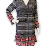 Time & Tru Women's 100% Cotton Tiered Ruffle Dress Photo 4