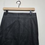 Theory  Womens Skirt 4  Black 100% Lamb Leather Bristol Skinny Pencil Knee Length Photo 1