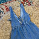 Kancan Sandria Cropped Wide Leg Overalls size medium Blue Photo 7