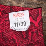 Celebrity Pink Red Tango Snakeskin Print Skinny Jeans Size 11/30 New with Tags Photo 5