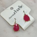 Charming Charlie NWT Two Pairs of Dangle Earrings - Pink & Blue Photo 3
