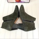 Dune London  Perdy boots women's 6 gray suede leather side zip block heel ankle Photo 2