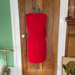 Moschino  Cheap & Chic Red One-Shoulder Ruffle Shift Dress – Size 10 Photo 10