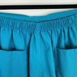 Natural Uniforms Solid Blue Turquoise Scrub Pants Size Small S Photo 2