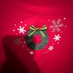 Hanes Red Christmas Wreath Sweatshirt XL Photo 2