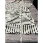 Chico's Weekends By  3 Shirt Womens XL Striped V Neck Short Sleeves Stretch Photo 6