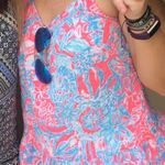 Lilly Pulitzer Pink And Blue Floral Tank Photo 0