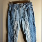 American Eagle vintage high rise two toned jeans size 6 Photo 1