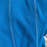 Beyond Yoga Beyond‎ Yoga On the Go Mock Neck Jacket in Teal BLUE Track Jacket Athleisure Photo 7