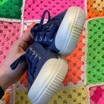 Keen  Volcanized Footwear Size 7 Blue Slip On Sneaker Flats White Womens Casual Photo 2