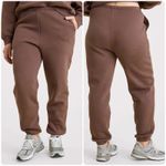 Nuuds Womens Oversized Brown Fleece Lined Classic Sweatpants Joggers Size M Size M Photo 1