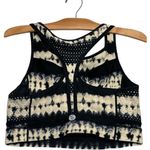 Torrid  Active Sports Bra Black Cream Tie Dye Racerback Size M‎ / 00 Longline Photo 4