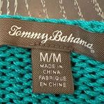 Tommy Bahama  Women's V-Neck Green Knit Sweater Size M Pullover Casual Photo 7