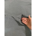 Lane Bryant  The Allie SZ 18 Pants Pinstripe Capris Crop Ankle Blue/Gray‎ & White Photo 5