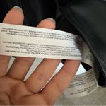 Primark NWT  Faux Leather Button Down Shirt Jacket Shacket Black Size L Photo 8