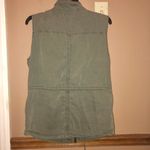 Caslon Sleeveless Utility Vest Army Green Small petite Photo 2