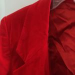 Leslie Fay FINAL MARKDOWN  red velvet jacket 16 Photo 2