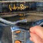 Indigo Rein Button Fly Denim Jean Mini Skirt Size 0/23 Photo 3