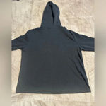 Adidas  Hoodie Women’s Size Medium Black Camo Logo Kangaroo Pocket Photo 3