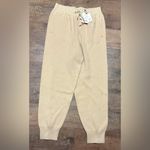 Sandro  Bristol High Rise Drawstring Knit Joggers Size 10 Photo 3