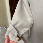 DKNY Trench Coat Light Tan Beige Bone Color Photo 9