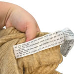 ZARA Sweater Knit Ribbed Hooded Romper One Piece Beige Tan Size Small Photo 13