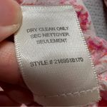 Rebecca Taylor  Pink & Cream 100% Cotton Floral Print Button Up Blouse Size 6 EUC Photo 5