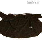 White House | Black Market  BLACK W/METALLIC SILVER STRANDS BEADED CARDIGAN (XL) Photo 9