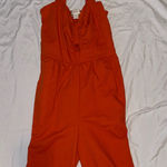TJ Maxx  Orange Cropped Romper XS Photo 0
