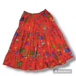 Vtg Aqua Teen Kokopelli Southwestern Peasant Skirt-Medium-Petroglyphs-Broomstick Photo 0